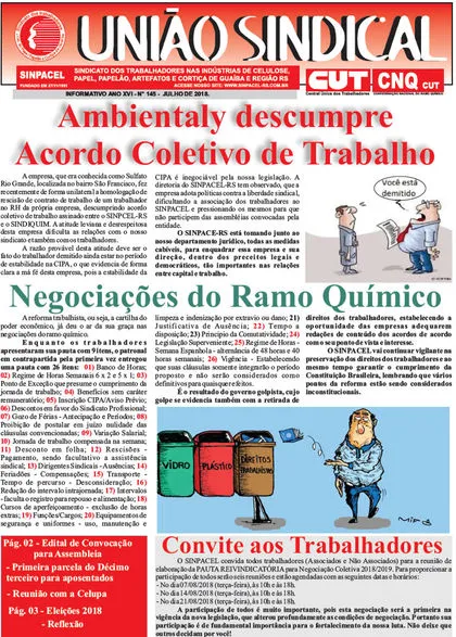Capa da Edição Digital 145